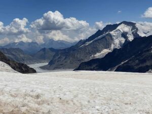 Vacation in Switzerland Aletsch Glacier